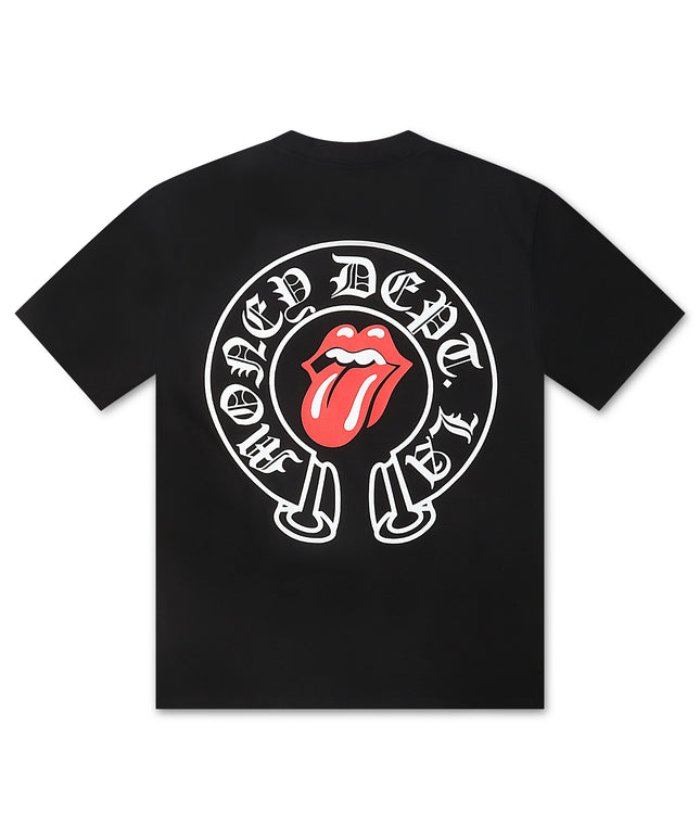 Money Dept. Tongue and Lips Tee - Black
