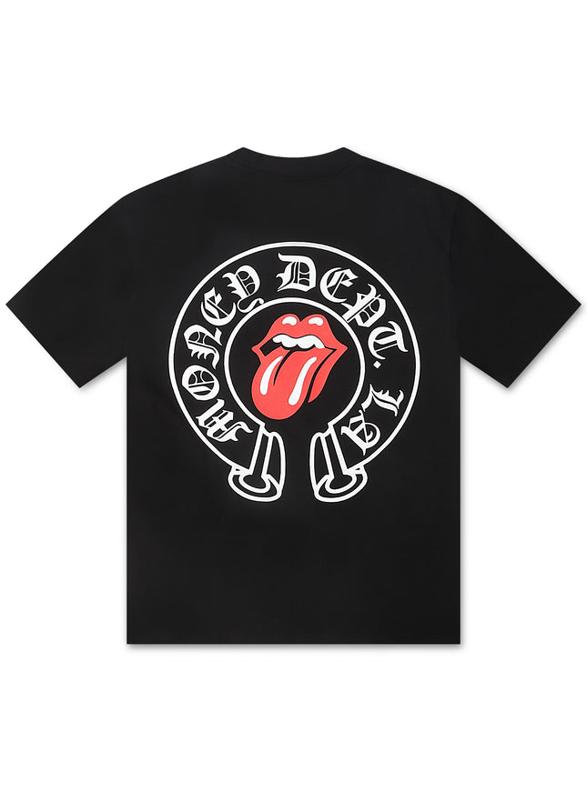 Money Dept. Tongue and Lips Tee - Black