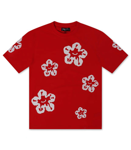 Roku Tear Drip Tee - Red - Denim Exchange 