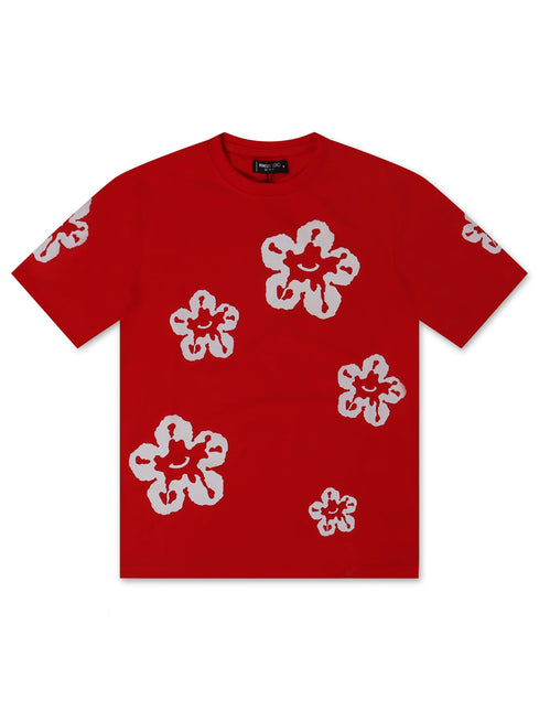 Roku Tear Drip Tee - Red - Denim Exchange 