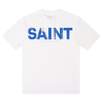 Warsaint Sunfaded Tee - White/Blue