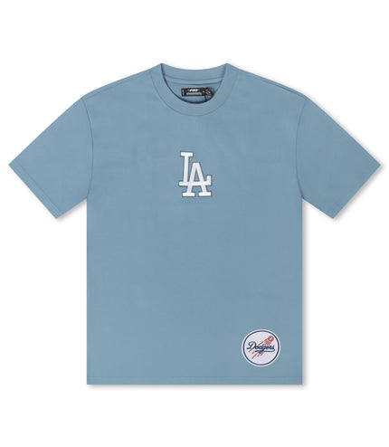 Pro Standard La Dodgers Wingspan Drop Shoulder Tee - Steel Blue