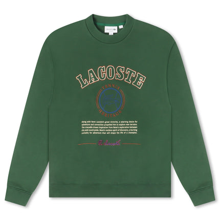 Lacoste Embroidered Fleece Sweatshirt - Green