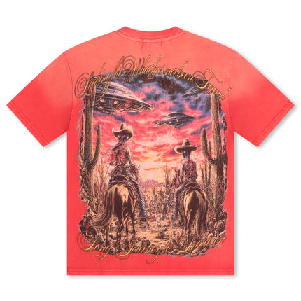Majestik Department Alien Cowboy Tee - Red