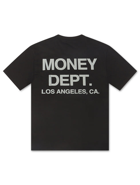 Money Dept. Los Angeles Puff Print Tee - Black/Gray