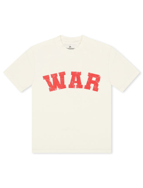 Warsaint War Tee - Cream/Red