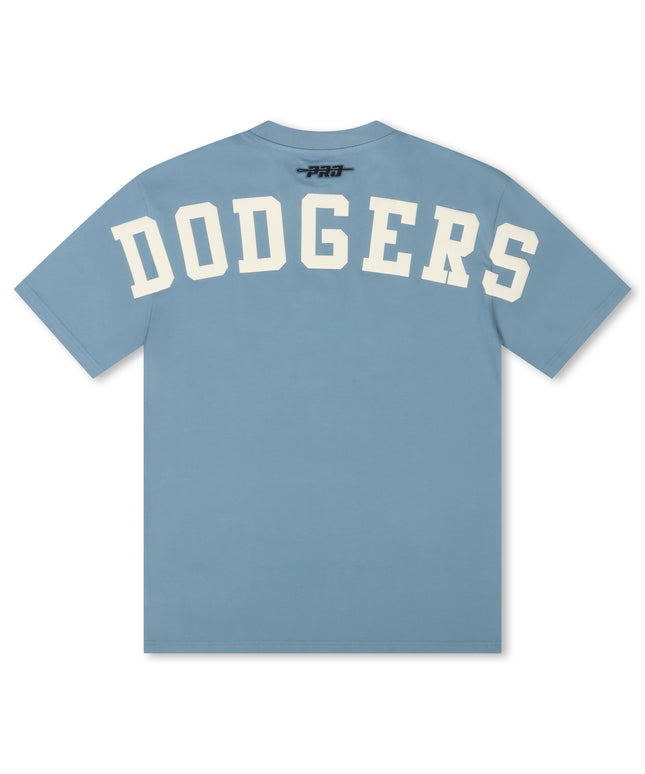Pro Standard La Dodgers Wingspan Drop Shoulder Tee - Steel Blue
