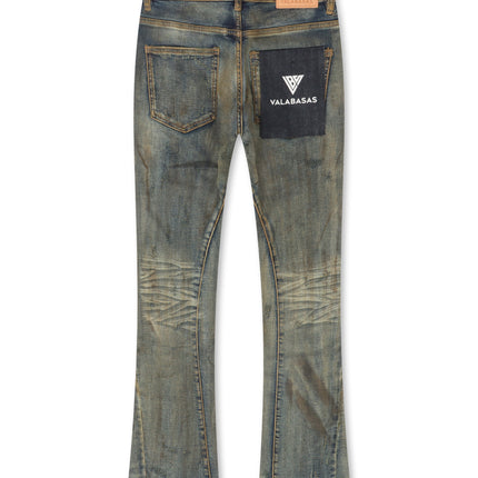 Valabasas Rugged Stacked Jeans - Vintage Blue