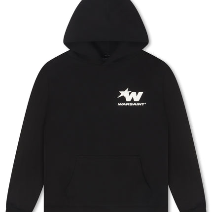 Warsaint Signature Star Hoodie - Black