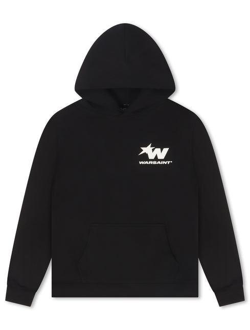Warsaint Signature Star Hoodie - Black