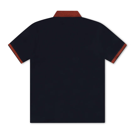 PSYCHO BUNNY MONTEBELLO PIQUE POLO - NAVY PSYCHO BUNNY