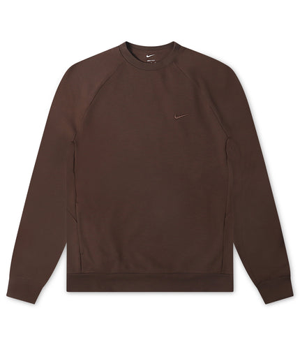 Nike Mens Primary Fleece Long Sleeve - Baroque Brown