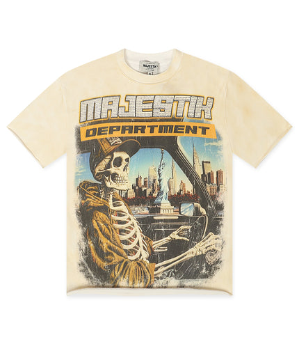 Majestik Garment Department French Terry Tee - Eggshell