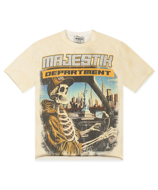 Majestik Garment Department French Terry Tee - Eggshell