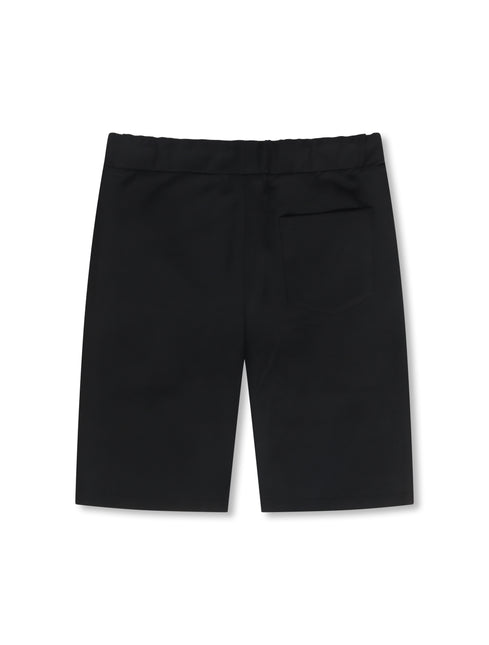 Majestik Pique Cut and Patch Shorts - Black