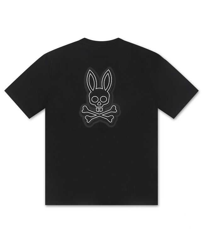 Psycho Bunny Sydney Back Graphic Tee - Black
