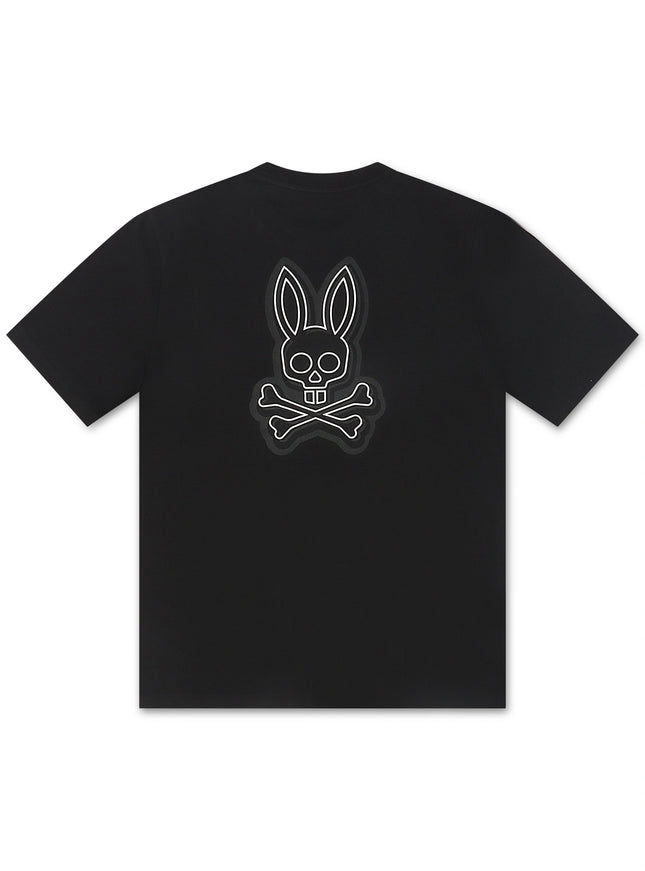 Psycho Bunny Sydney Back Graphic Tee - Black
