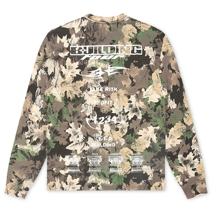 BLDG4 Worldwide Long Sleeve - Leaf Camo