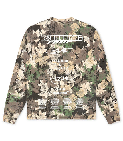 BLDG4 Worldwide Long Sleeve - Leaf Camo