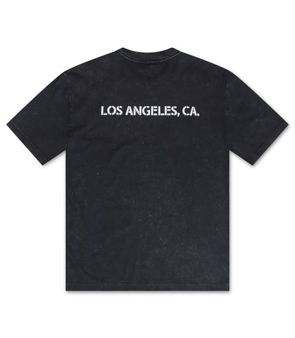 Money Dept. Los Angeles Heavyweight Tee - Charcoal/White