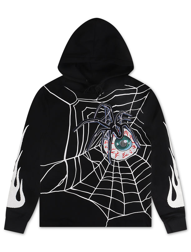 Bkys Spider Eye Hoodie - Black