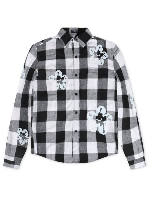 Roku Studio Tear Drip Buffalo Flannel - Black/White