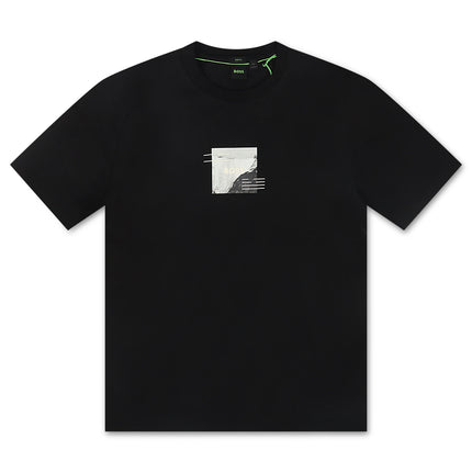 Boss Green Stripe Zone Tee - Black