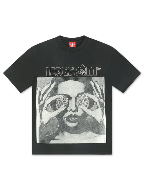 Icecream These Eyes Knit Tee - Jet Set