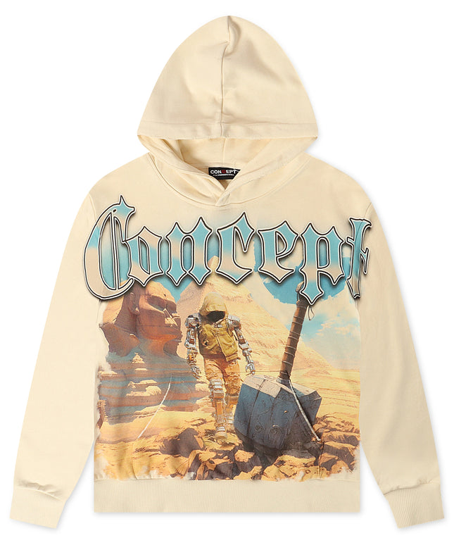 Concept La Art Of War Hoodie - Cream