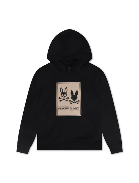 Psycho Bunny Kids Scott Chenille Hoodie - Navy