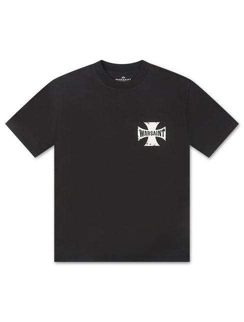 Warsaint Cross Tee - Black