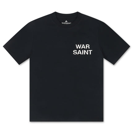 Warsaint LA Script Tee - Navy/White