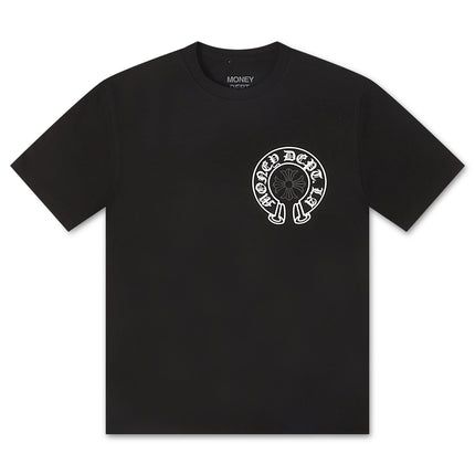 Money Dept. Vintage Old English Tee - Black/White/Black