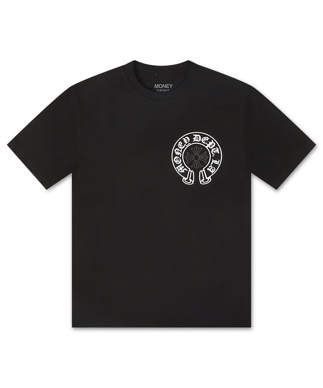 Money Dept. Vintage Old English Tee - Black/White/Black