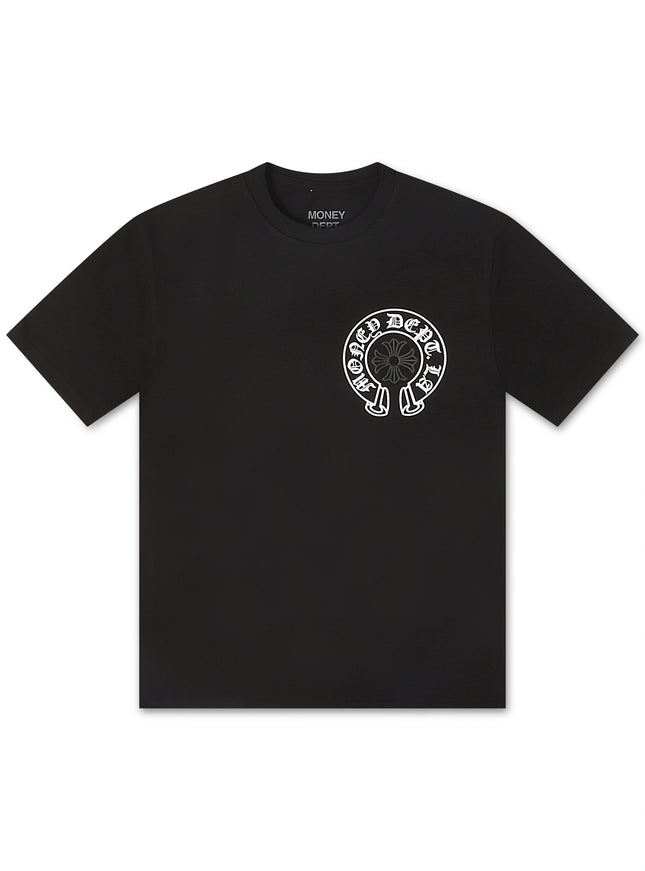 Money Dept. Vintage Old English Tee - Black/White/Black
