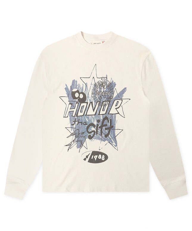 Honor The Gift C-Fall Pop Art Long Sleeve - Cream