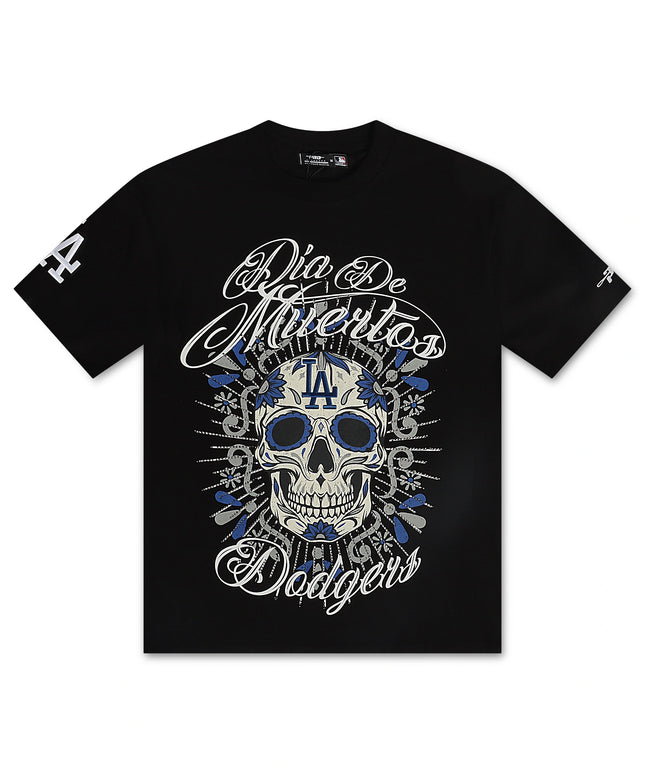 Pro Standard Dodgers Dia De Los Muertos Tee - Black