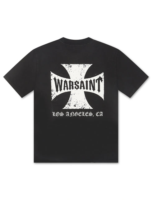 Warsaint Cross Tee - Black