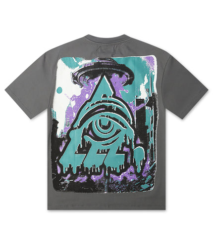 Starseed Only Race Tee - Charcoal