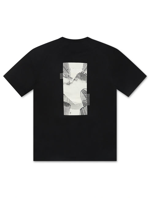 Boss Green Stripe Zone Tee - Black
