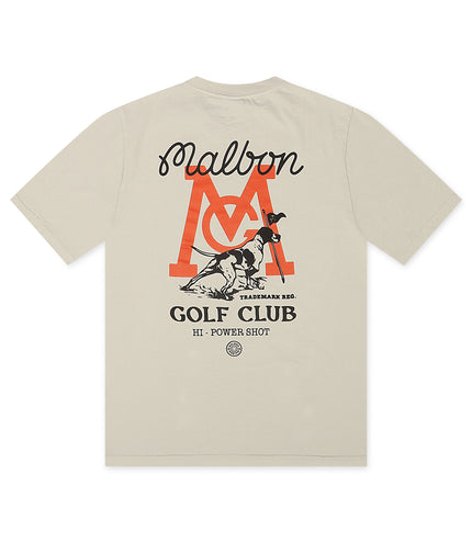 Malbon Bermuda Hi-Power Shot Tee - Ivory