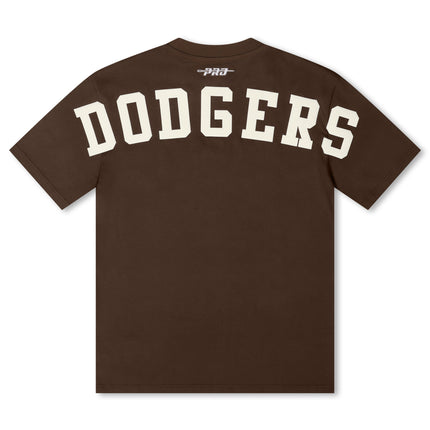 Pro Standard La Dodgers Wingspan Drop Shoulder Tee - Brown