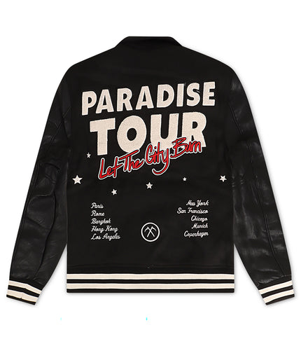 Jordan Craig Paradise Varsity Jacket - Black