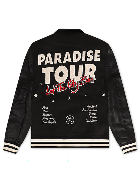 Jordan Craig Paradise Varsity Jacket - Black