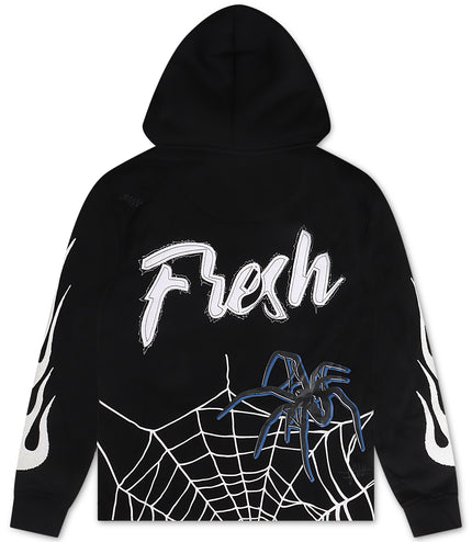 Bkys Spider Eye Hoodie - Black