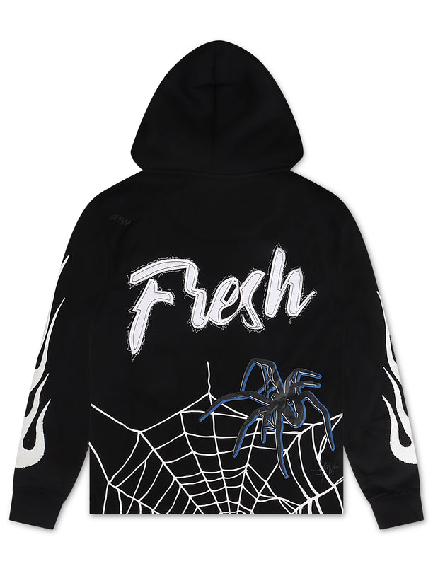 Bkys Spider Eye Hoodie - Black