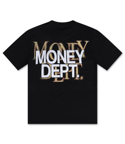 Money Dept. Blur Tee - Black/White/Yellow