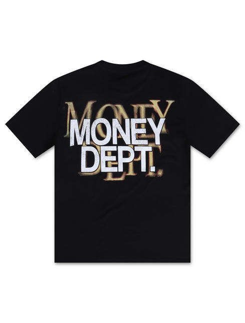 Money Dept. Blur Tee - Black/White/Yellow