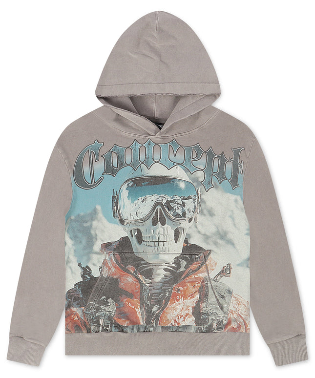 Concept LA Skier Hoodie - Grey Wash