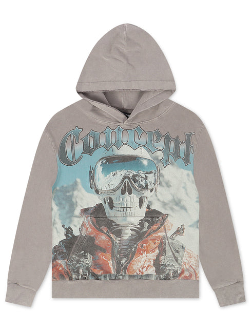 Concept LA Skier Hoodie - Grey Wash